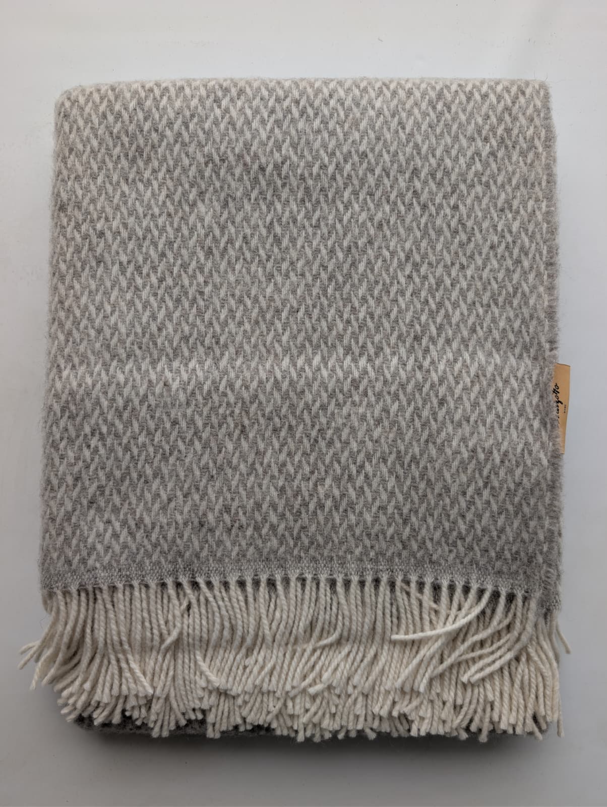 PLAID "Navigli Nat" in 100% Lana Vergine - 130x170 cm - Marzotto Home 1836