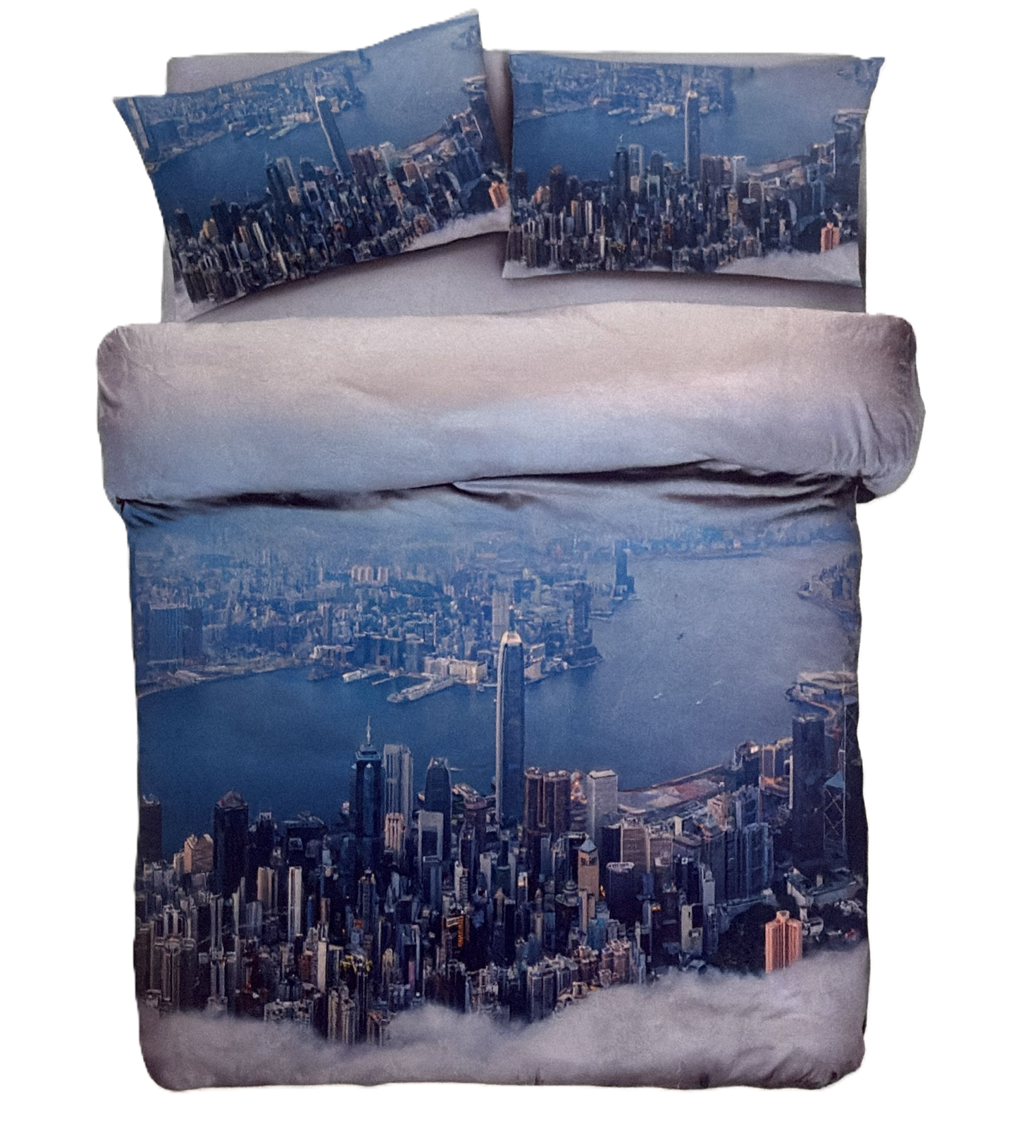 HKong- Parure Copripiumino Digital - Tessitura Zambaiti