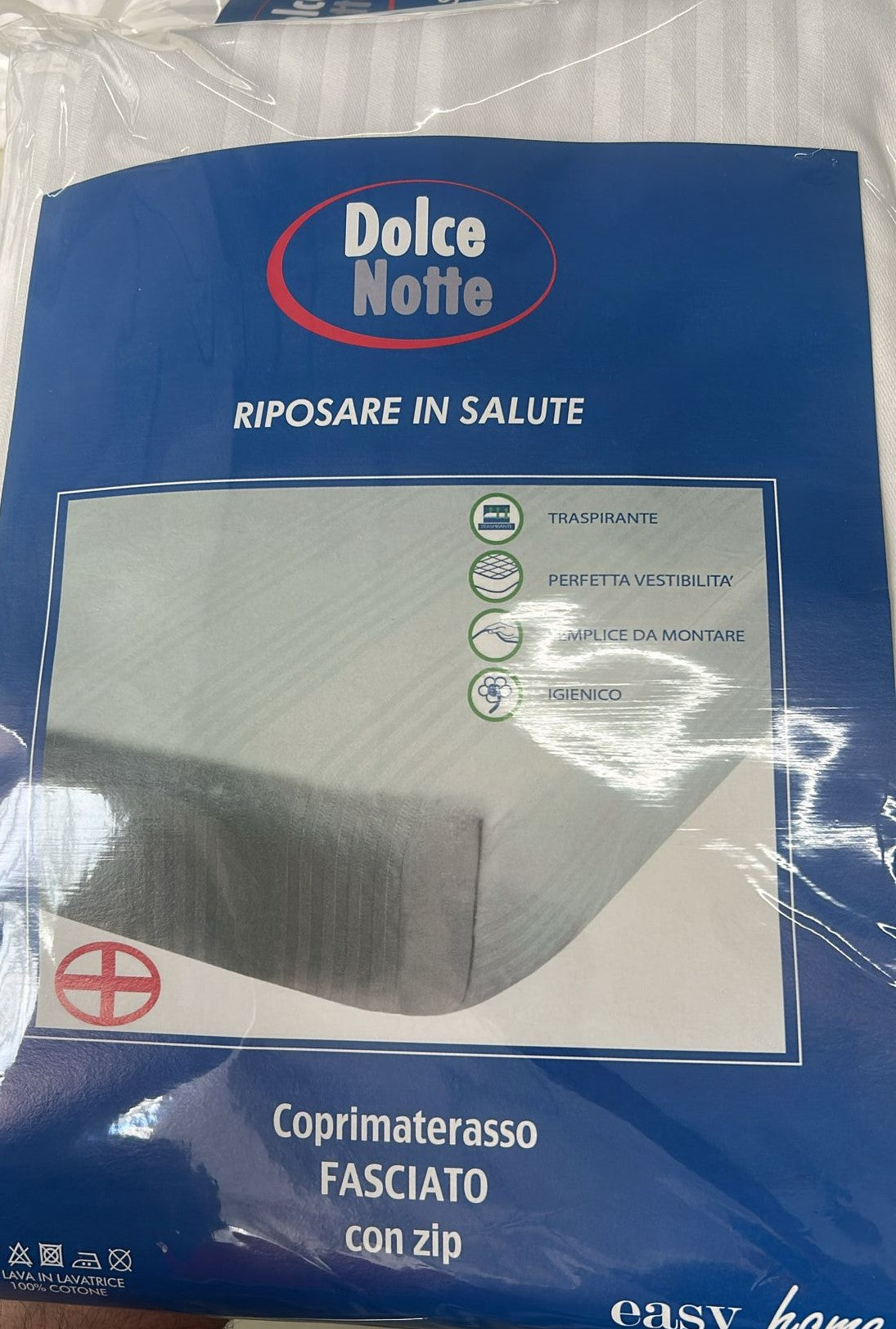 Coprimaterasso Fasciato con Zip