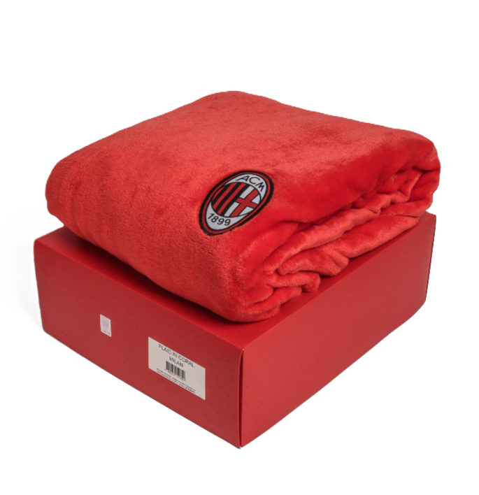Plaid AC Milan Con Cofanetto Regalo