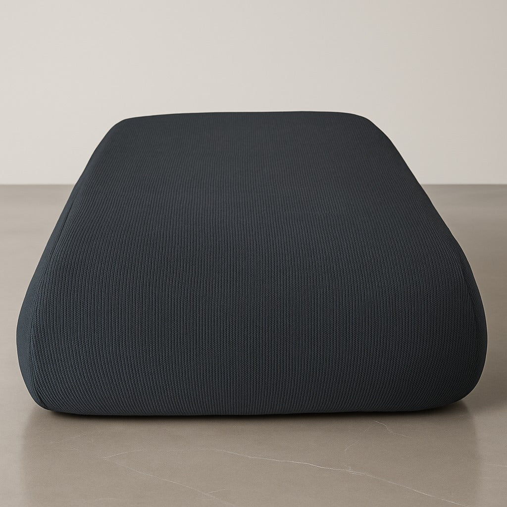 Copricuscino Smile – Elasticizzato Tinta Unita, Coordinabile con Copridivano