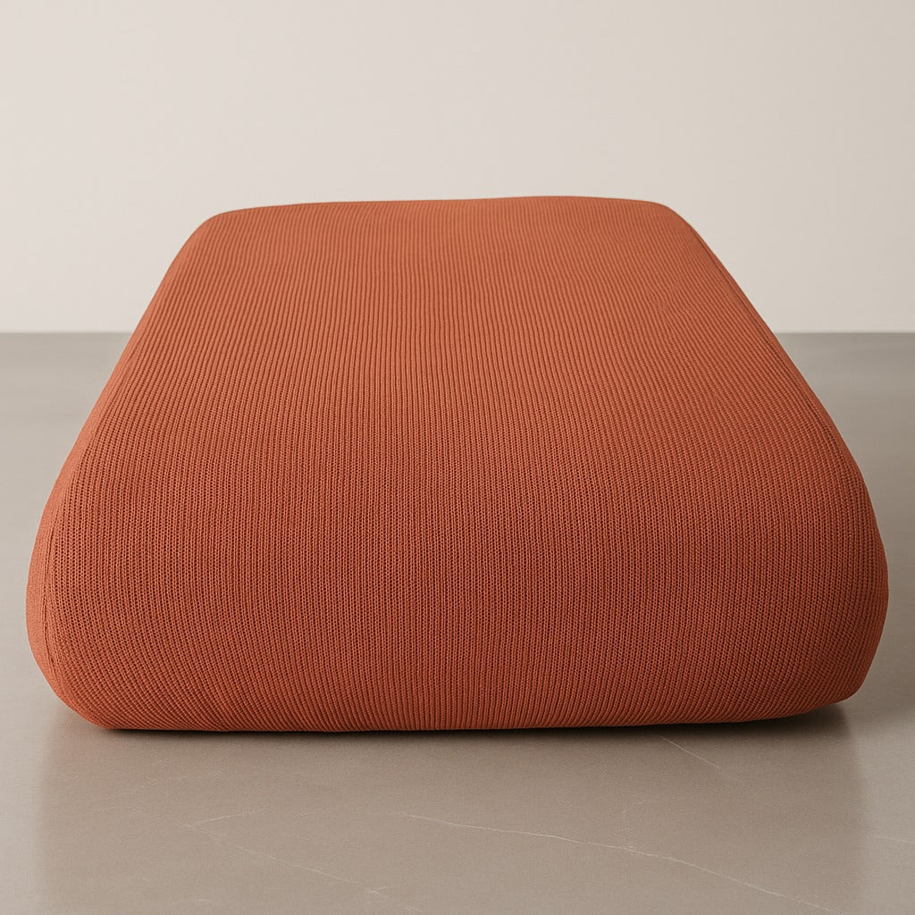 Copricuscino Smile – Elasticizzato Tinta Unita, Coordinabile con Copridivano