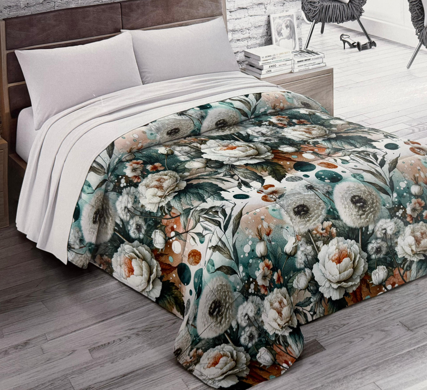 Flora Trapunta Digitale 400gr/mq