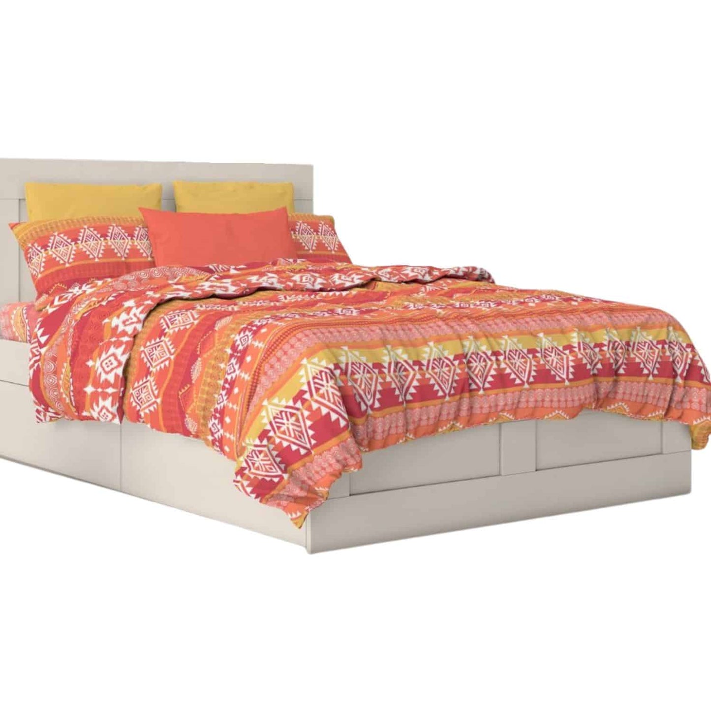 Parure Copripiumino Singolo in Cotone -Linea Quadrifoglio