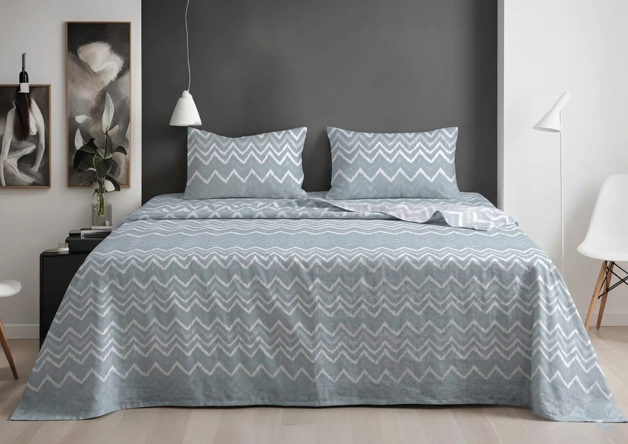 Completo Lenzuola Matrimoniale Manifattura Imberti Ischia - 100% Cotone Made in Italy