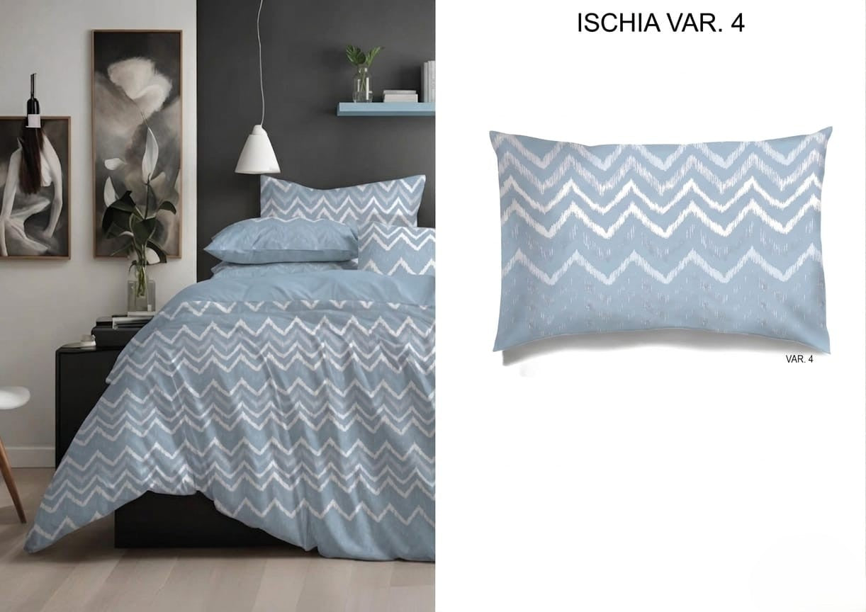 Completo Lenzuola Matrimoniale Manifattura Imberti Ischia - 100% Cotone Made in Italy