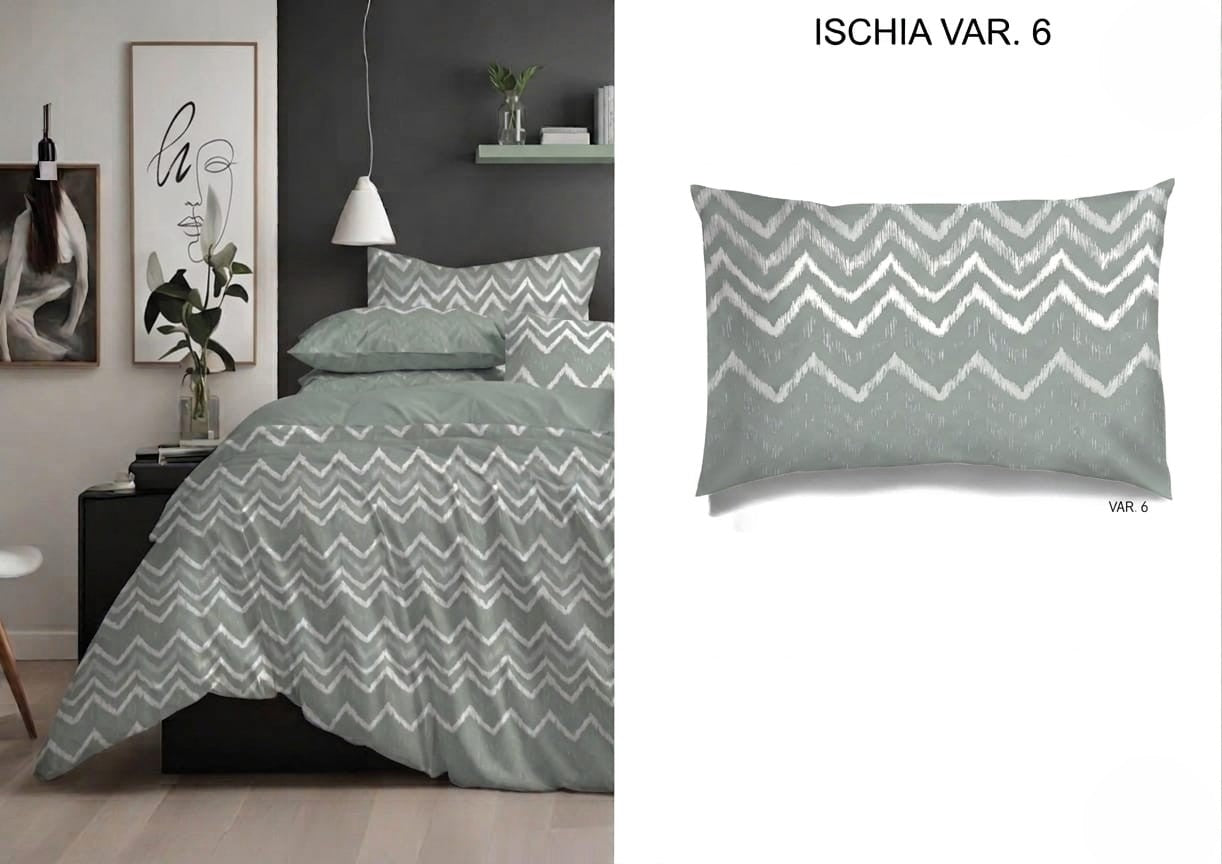 Completo Lenzuola Matrimoniale Manifattura Imberti Ischia - 100% Cotone Made in Italy