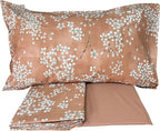 Completo Lenzuola Fazzini "Kimono" - Percalle con Sovrastampa in Lacca - Matrimoniale