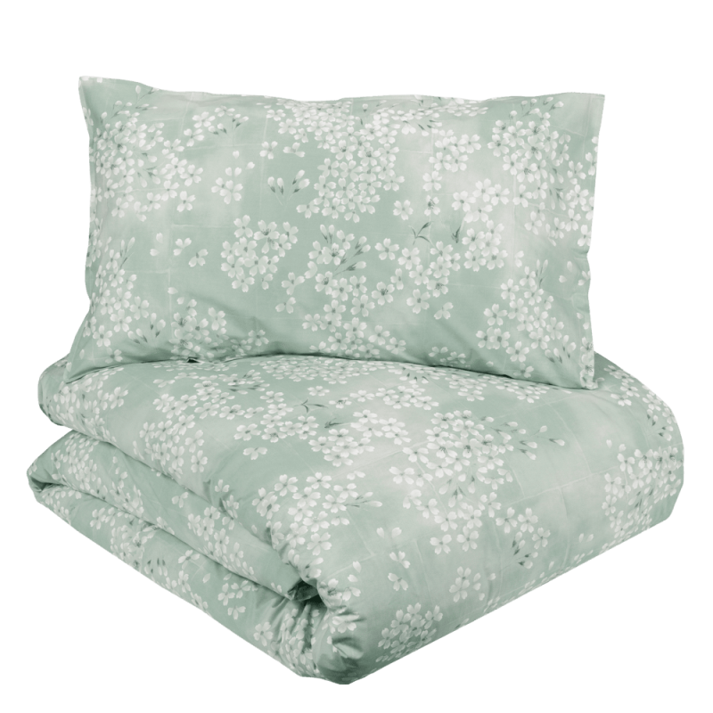 Kimono - Parure Copripiumino  Matrimoniale– 100% Cotone – Stile Orientale – Made in Italy - Fazzini