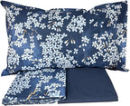 Completo Lenzuola Fazzini "Kimono" - Percalle con Sovrastampa in Lacca - Matrimoniale