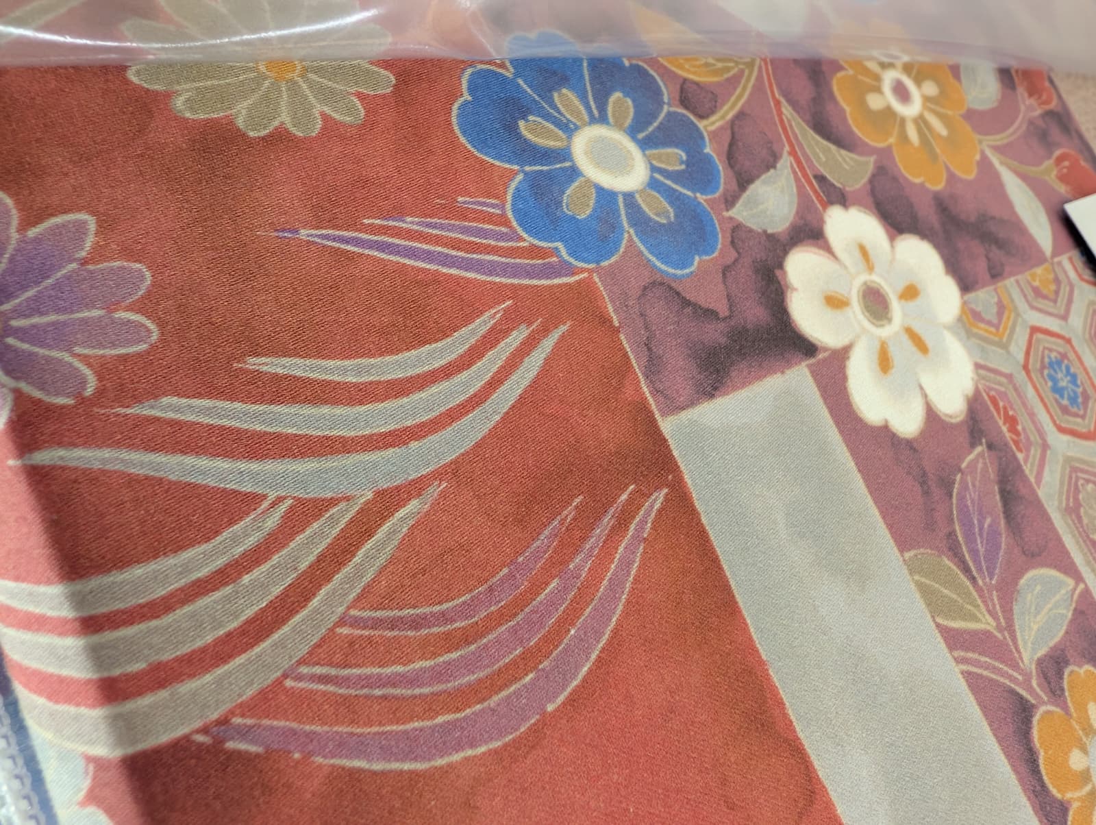 Kiyomi - Parure Copripiumino Matrimoniale – Raso di Cotone – Made in Italy - Fazzini