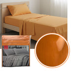 Completo Letto Tinta Unita "Kolor" Cotone Relax - Manifattura Imberti
