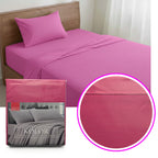 Completo Letto Tinta Unita "Kolor" Cotone Relax - Manifattura Imberti