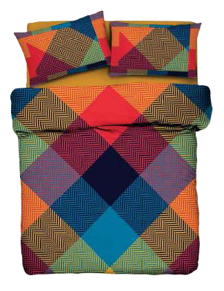 Kraig - Parure Copripiumino Digital - Tessitura Zambaiti