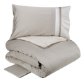 Kubric 60 - Completo Copripiumino Matrimoniale – 100% Cotone – Made in Italy Fazzini