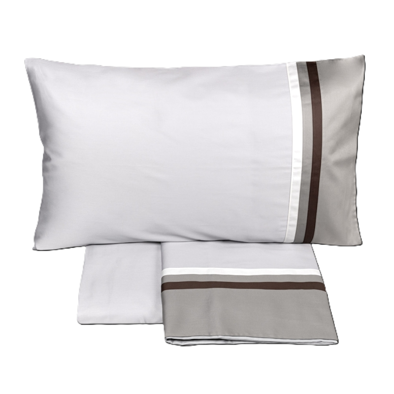 Kubric 60 – Completo Lenzuola Matrimoniale in Percalle di Cotone - Fazzini