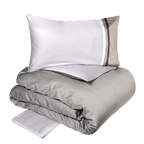 Kubric 60 - Completo Copripiumino Matrimoniale – 100% Cotone – Made in Italy Fazzini