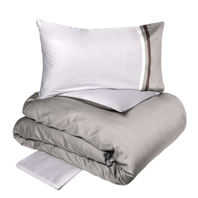 Kubric 60 - Completo Copripiumino Matrimoniale – 100% Cotone – Made in Italy Fazzini