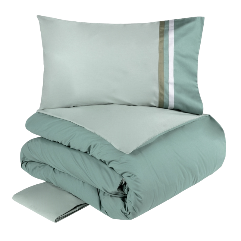 Kubric 60 - Completo Copripiumino Matrimoniale – 100% Cotone – Made in Italy Fazzini