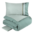Kubric 60 - Completo Copripiumino Matrimoniale – 100% Cotone – Made in Italy Fazzini