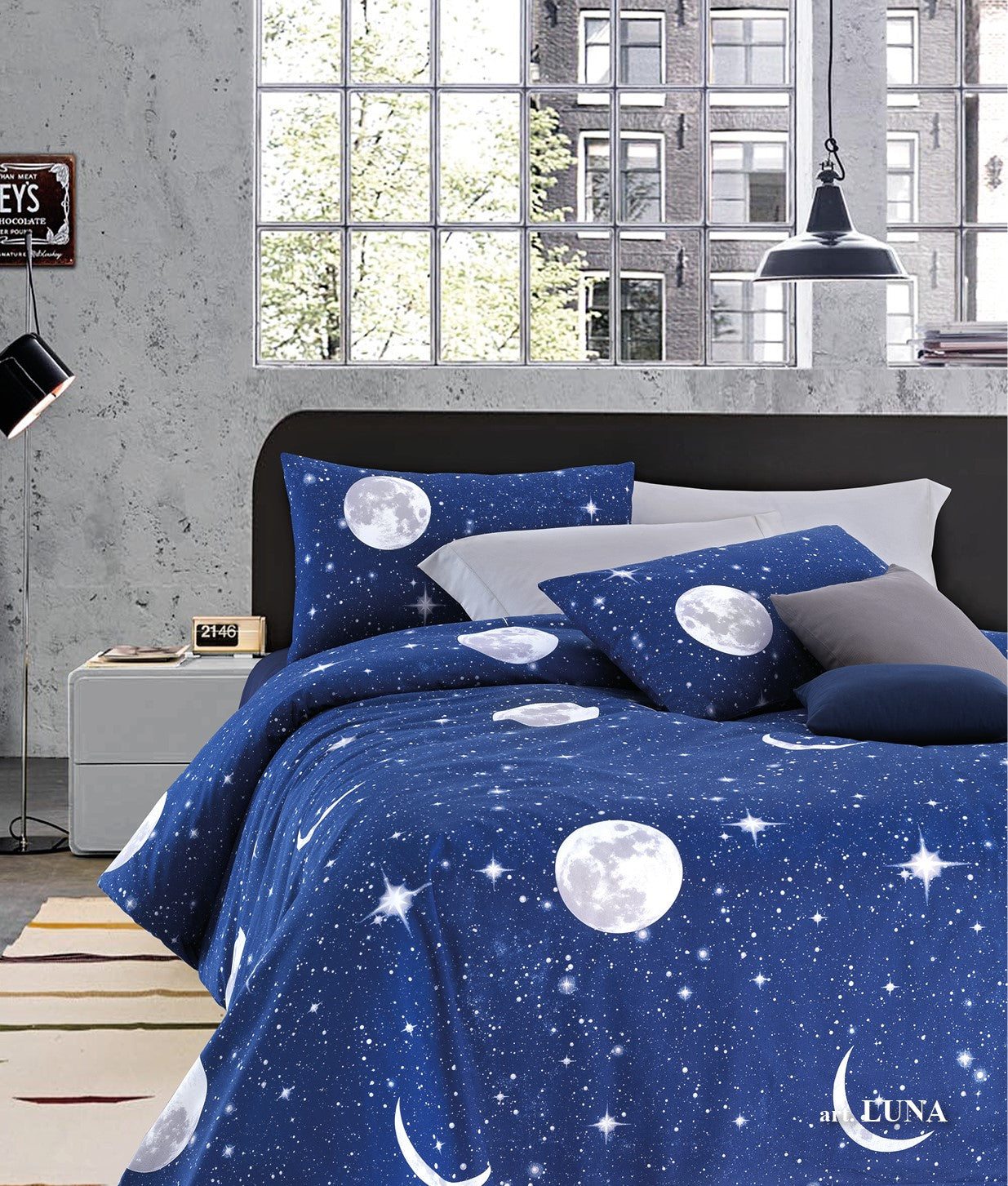 Luna - Stile - Completo Lenzuola in Flanella - Manifattura Imberti