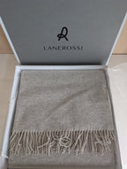 Plaid Lanerossi Iside 130x170 cm - In Pregiata Lana Vergine e Cashmere con Frange