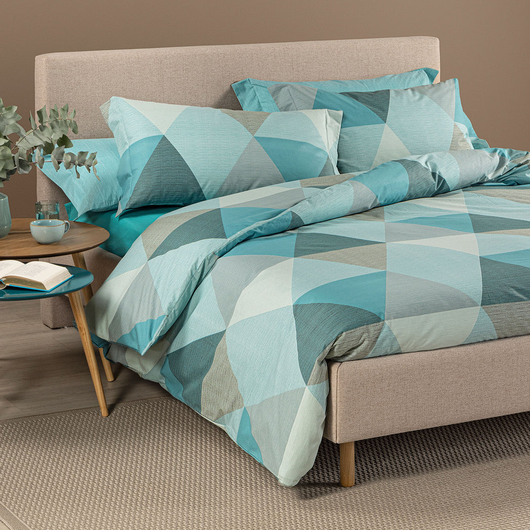 Londra – Parure Copripiumino in puro cotone - Caleffi