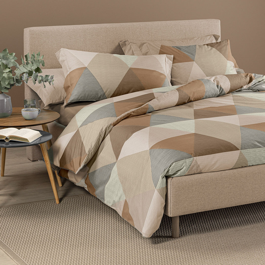 Londra – Parure Copripiumino in puro cotone - Caleffi