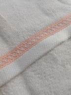 Coppia Asciugamani 1+1 Dreams "Macramè Gigliuccio" - Puro Cotone Made in Italy