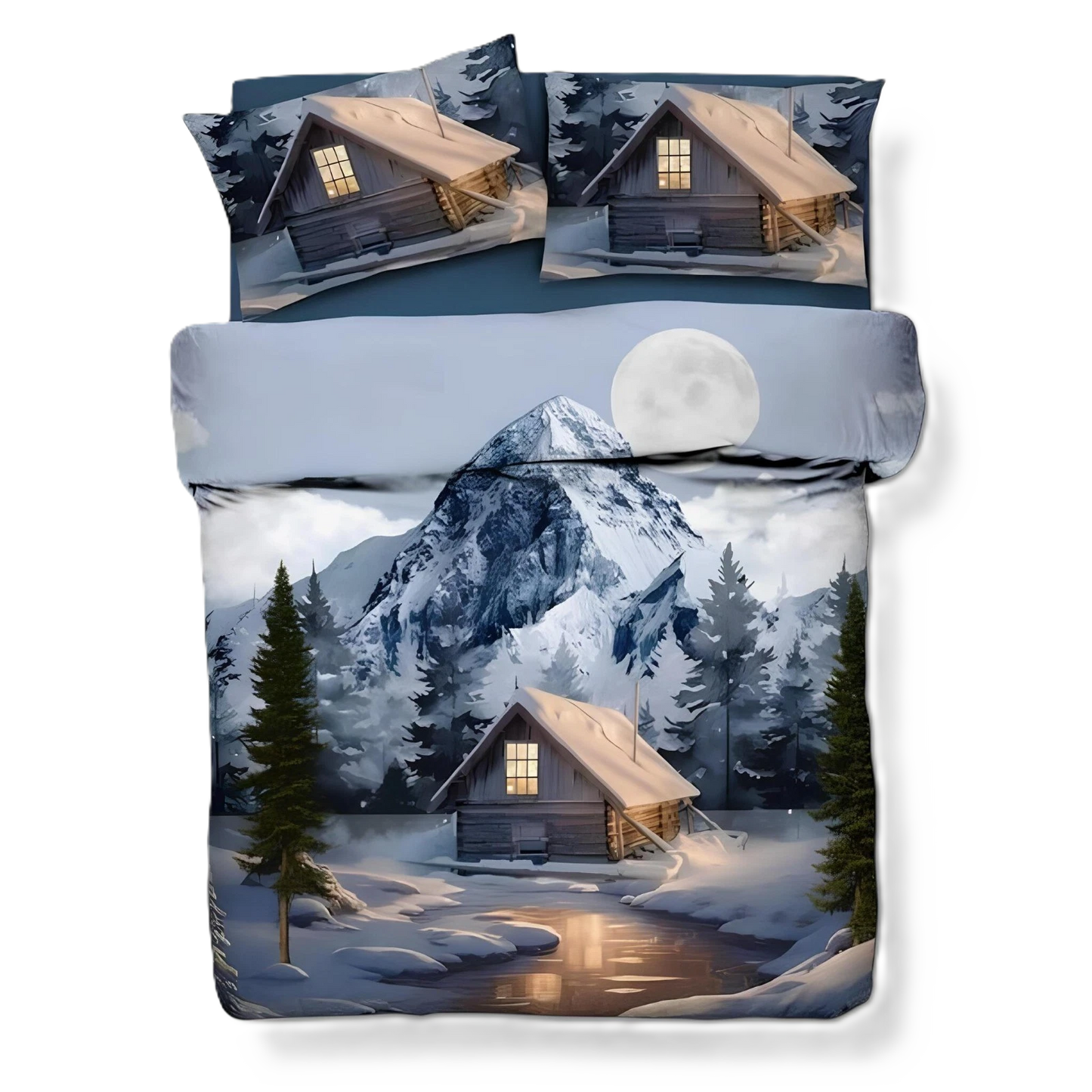 Malga - Parure Copripiumino Digital - Tessitura Zambaiti