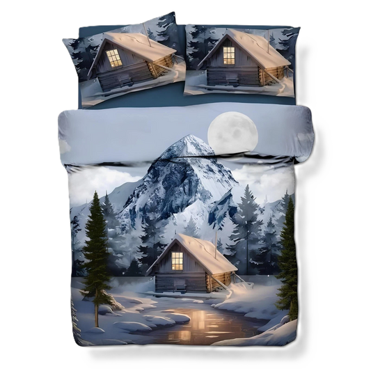 Malga - Parure Copripiumino Digital - Tessitura Zambaiti