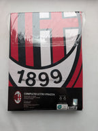 Completo Lenzuola AC Milan Official Product - Hermet - Letto Singolo 1 Piazza