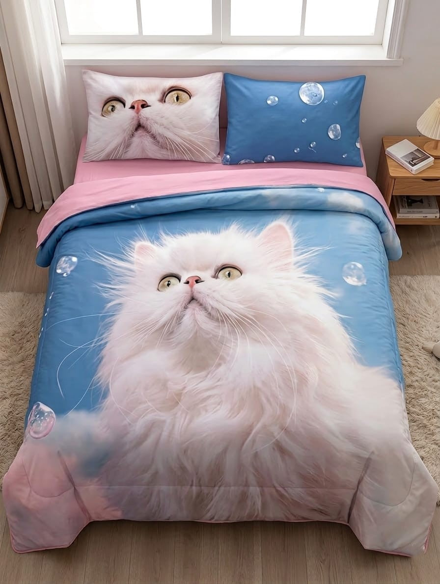 Completo Lenzuola Matrimoniale Miss Terry "Nala" – Biancaluna