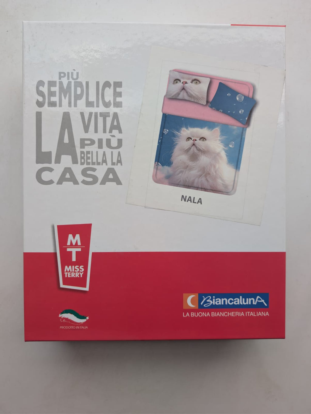 Completo Lenzuola Matrimoniale Miss Terry "Nala" – Biancaluna