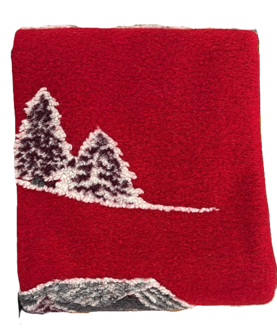 Plaid in Lana Cotta Made in Italy 150 X170 cm