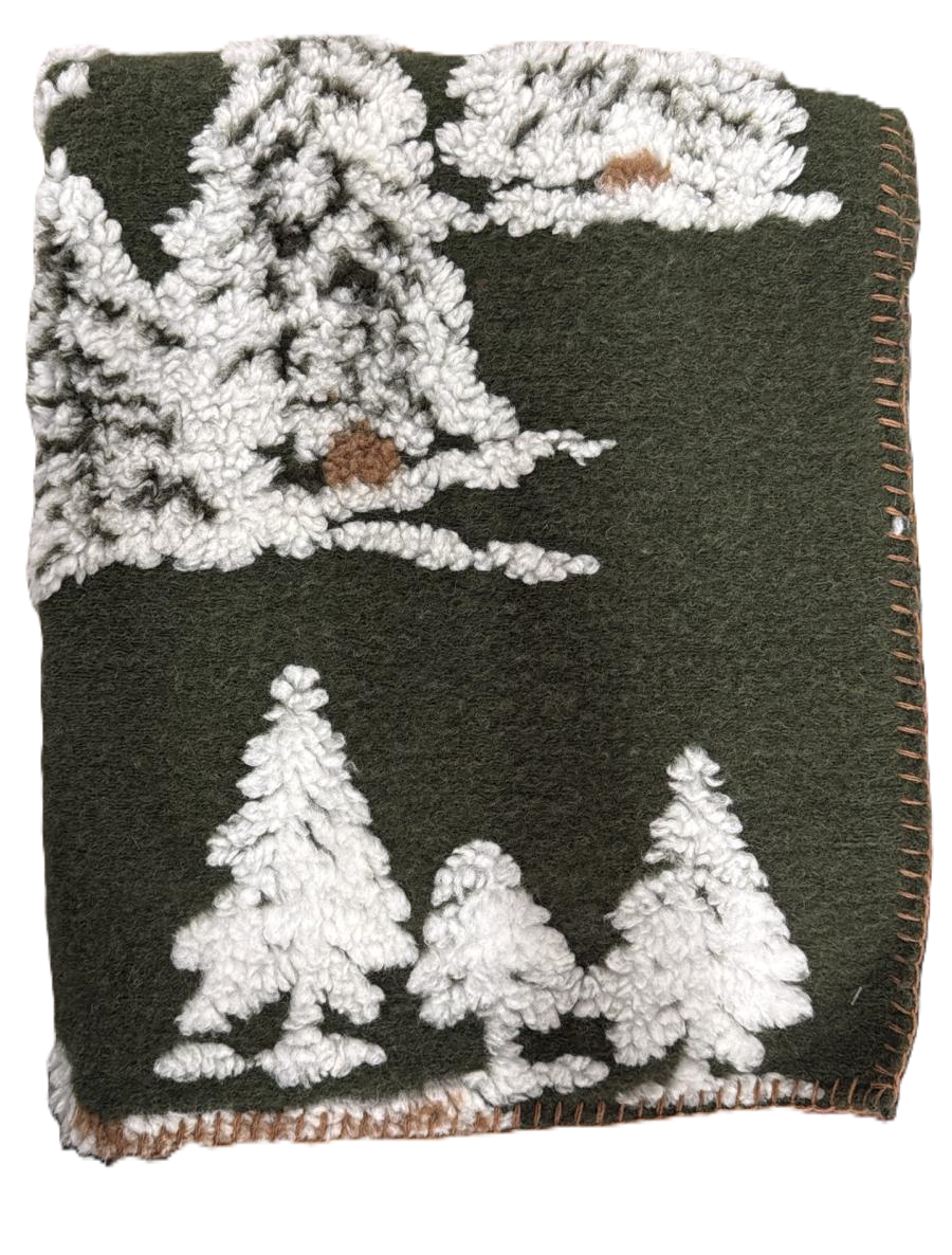 Plaid in Lana Cotta Made in Italy 150 X170 cm