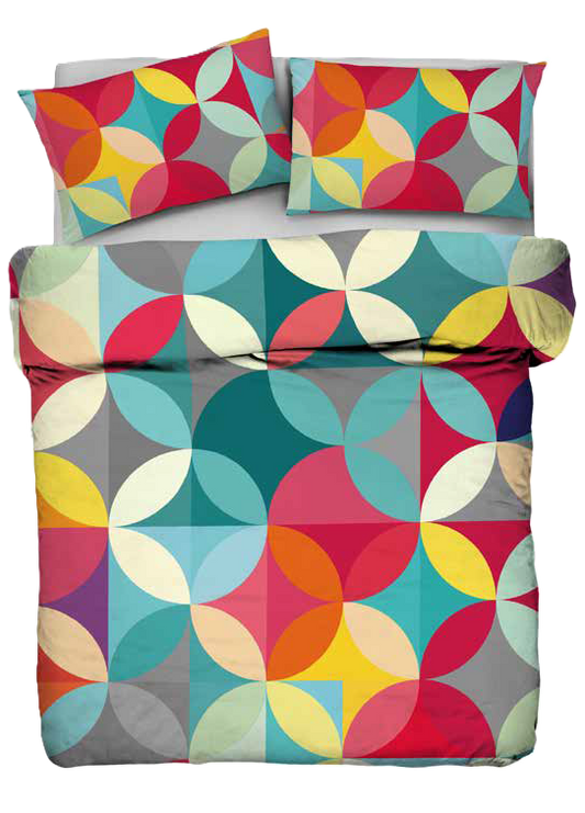 Mosaik - Parure Copripiumino Digital - Tessitura Zambaiti