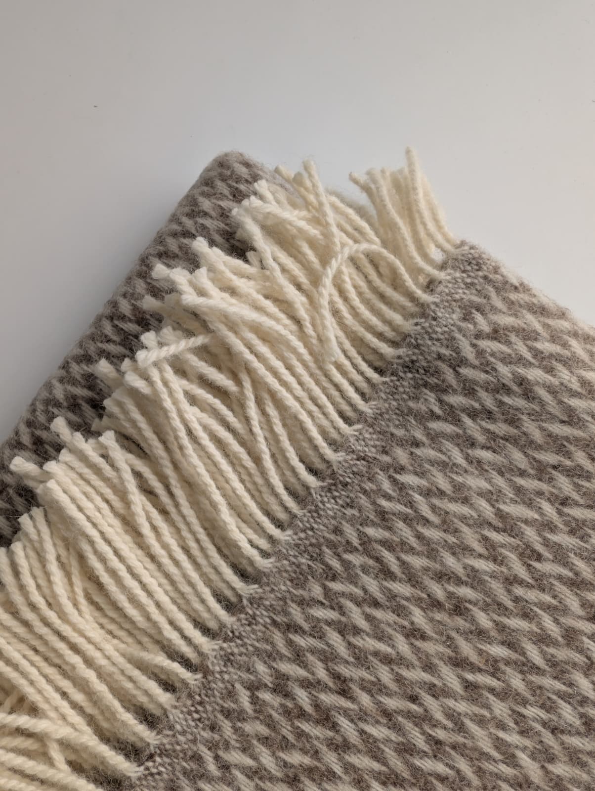 PLAID "Navigli Nat" in 100% Lana Vergine - 130x170 cm - Marzotto Home 1836