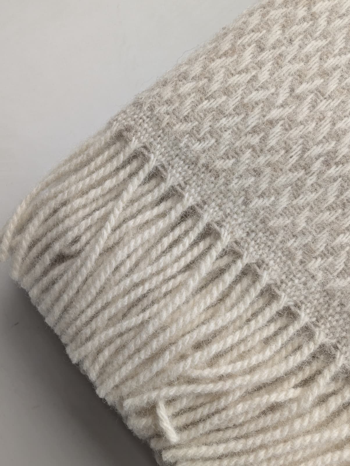 PLAID "Navigli Nat" in 100% Lana Vergine - 130x170 cm - Marzotto Home 1836