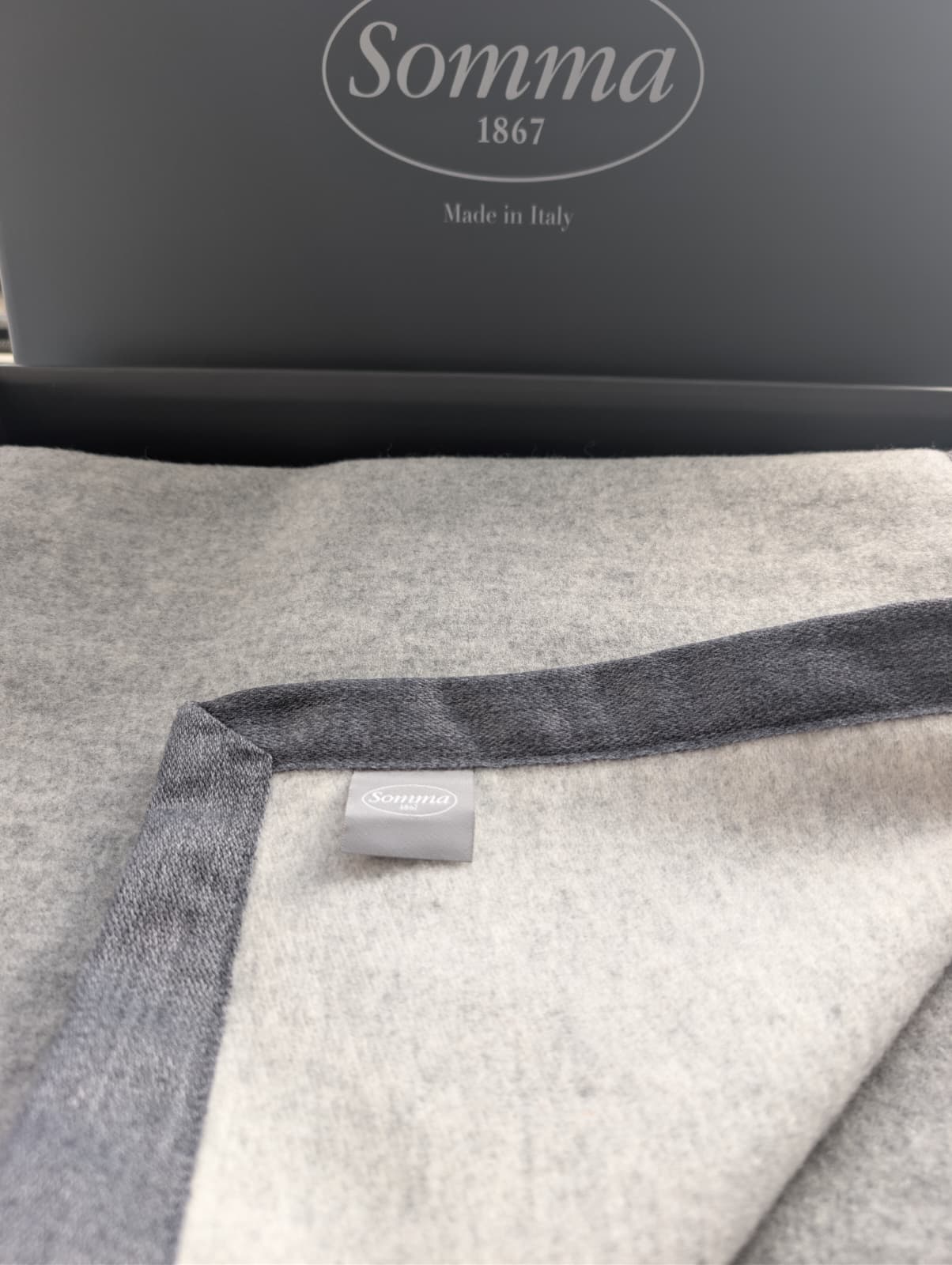 Coperta Matrimoniale "Orissa" in Lana e Cashmere  230x250 - SOMMA