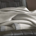 Coperta pregiata Nyima in 95% Cashmere e 5% Lana Vergine - 210x250 cm - SOMMA