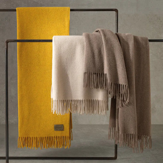 Charme-plaid 100% lana di Somma