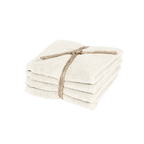 Set 4 Lavette Fazzini "Coccola" - Microcotone Zero Twist 550 gr/mq - 30x30 cm