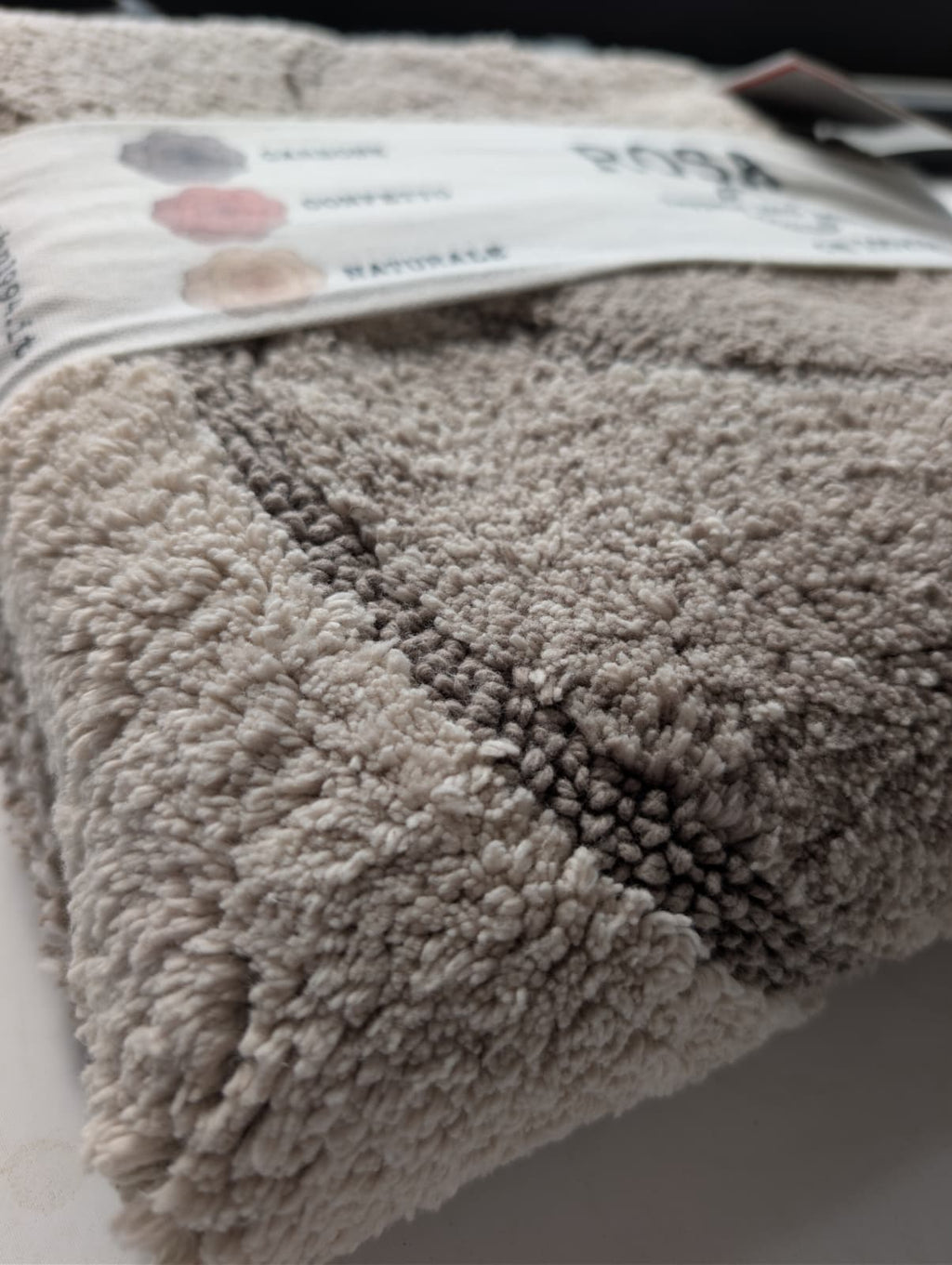 Tappeto Bagno Sagomato Home Philosophy "Rosa" - 100x105 cm - Antiscivolo Geko Grip