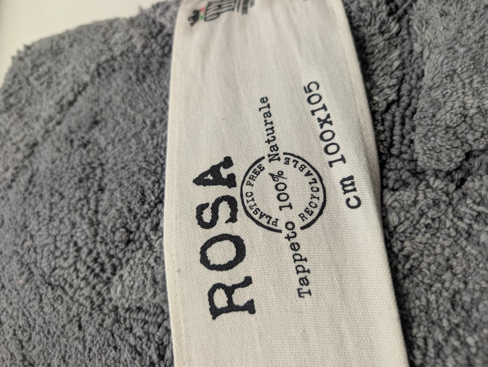 Tappeto Bagno Sagomato Home Philosophy "Rosa" - 100x105 cm - Antiscivolo Geko Grip
