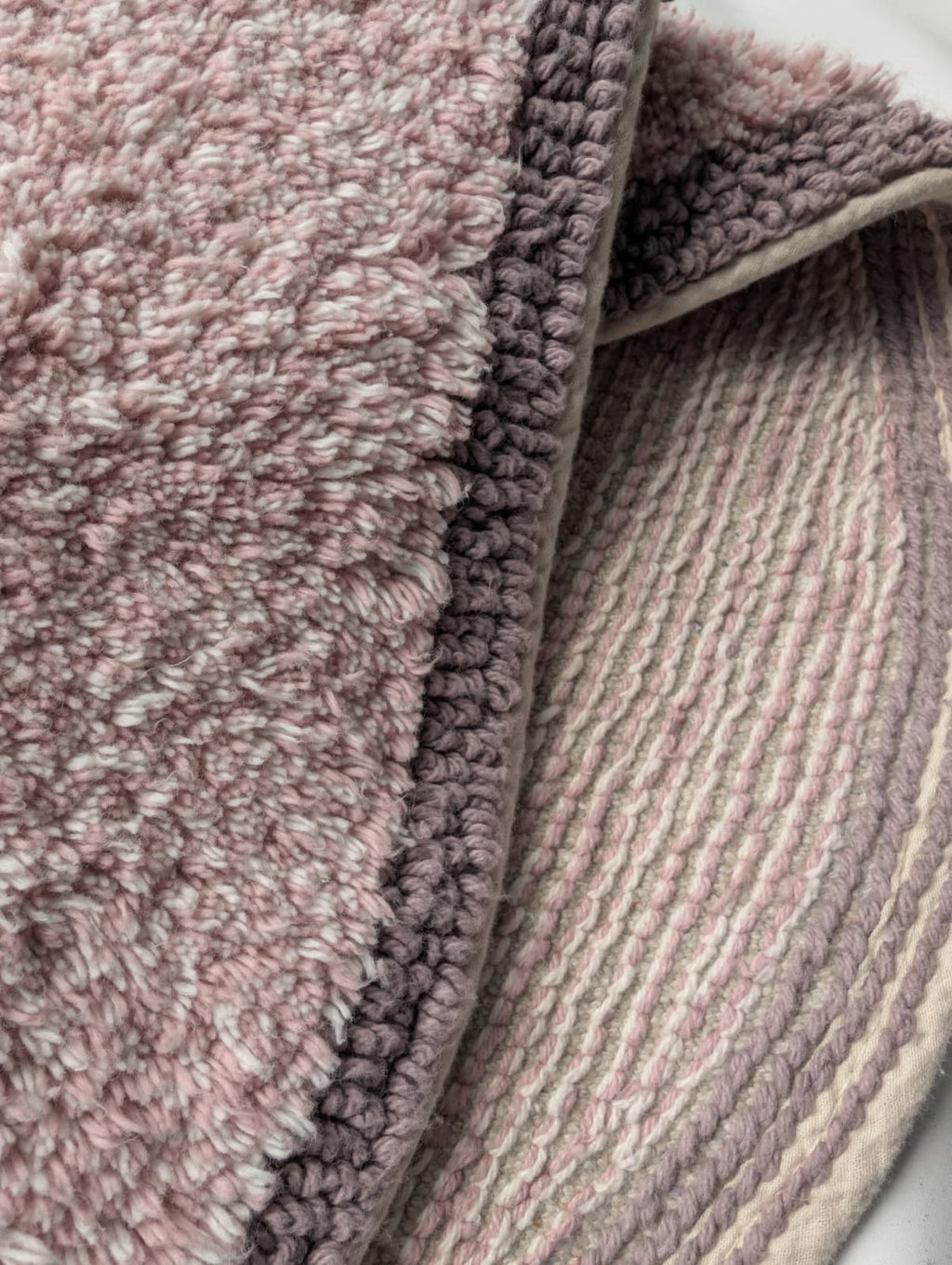 Tappeto Bagno Sagomato Home Philosophy "Rosa" - 100x105 cm - Antiscivolo Geko Grip