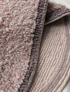 Tappeto Bagno Sagomato Home Philosophy "Rosa" - 100x105 cm - Antiscivolo Geko Grip