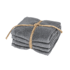 Set 4 Lavette Fazzini "Coccola" - Microcotone Zero Twist 550 gr/mq - 30x30 cm