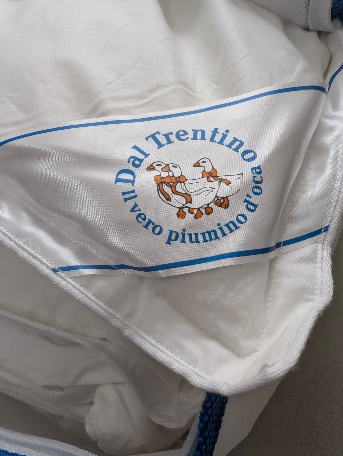 Piumino d'Oca Daunex CORTINA WARM 4 Punti Calore in Cotone OEKO-TEX®
