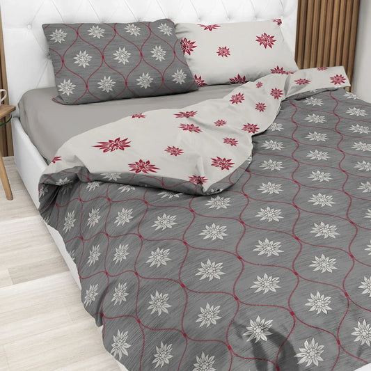 Copripiumino Daunex Charmant Grigio – Eleganza Sobria e Comfort Made in Italy